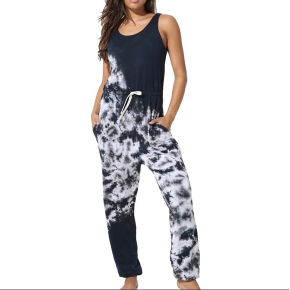 Electric & Rose Pants - Torrey Tie Dye Jumpsuit by ELECTRIC & ROSE